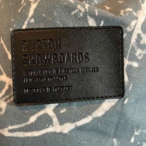 Burton snowboarding jacket